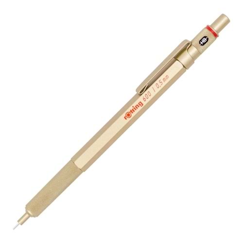 rOtring Mechanical Pencil Gold 600 2158796 0.5mm