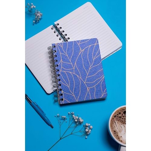 My Mia Art Mavi Dal Spiralli Defter 12x17