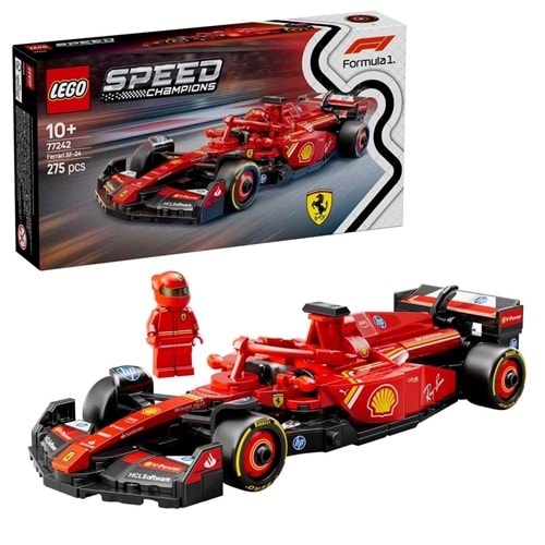 Lego Speed Champions Ferrari SF-24 F1 Yarış Arabası 77242 (275 Parça)