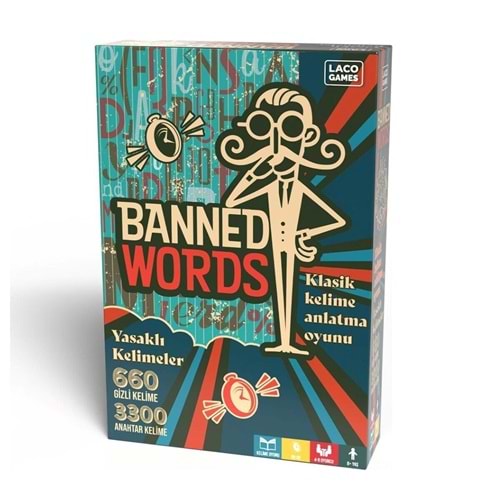Laço Kids Banned Words Yasaklı Kelimeler Kutu Oyunu