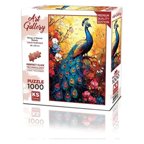 Ks Games 1000 Parça Wings Of Eternal Beauty Puzzle