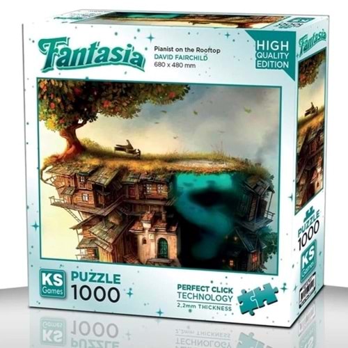 Ks Games 1000 Parça Pianist on the Rooftop 20777 Puzzle