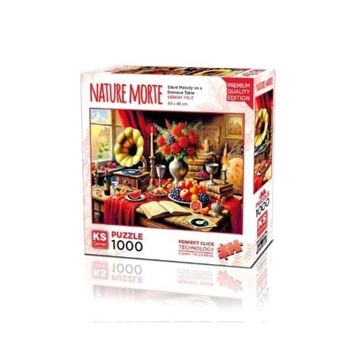 Ks Games 1000 Parça Silent Melody on a Baroque Table Puzzle