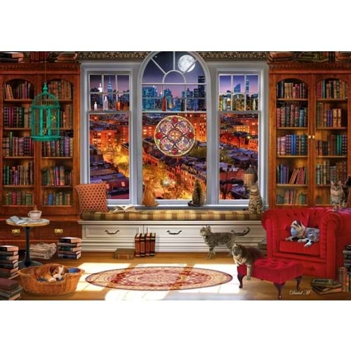 KS Games 3000 Parça Moonlight Mischief Puzzle 23020
