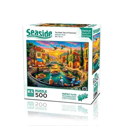 Ks Games 500 Parça The Silent Tale of Fisherman Puzzle