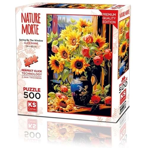 Ks Games 500 Parça Spring by the Window Puzzle