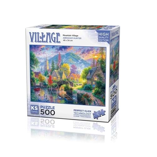 Ks Games 500 Parça Mountain Village 20046 Puzzle