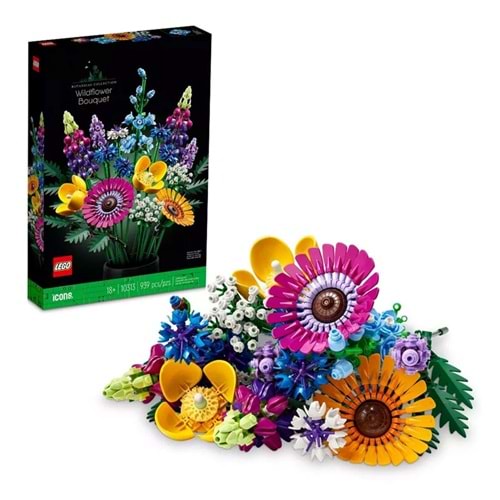 LEGO Icons Botanicals Kır Çiçekleri Buketi 10313