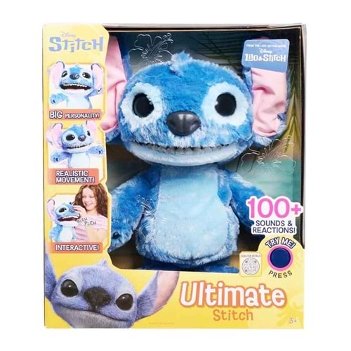 Sesli ve İnteraktif Disney Stitch Peluş 43 cm TTC50000
