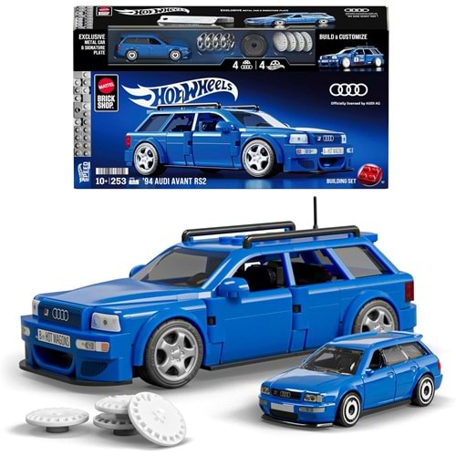 Mattel Brick Shop Hot Wheels Speed Audi Araba Yapım Seti 250 Parça JGR28