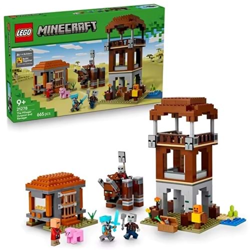 LEGO Minecraft Yağmacı Karakolu ve Çapulcu 21278
