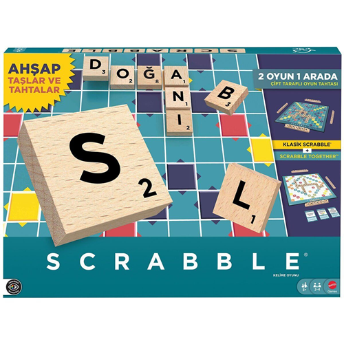 Scrabble Orijinal Ahşap İkisi Bir Arada Türkçe BJ-16JLJ64