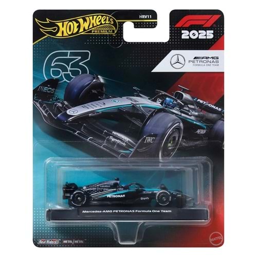 Hot Wheels Premium Formula 1 Yarış Arabası Mercedes Amg Petronas #63