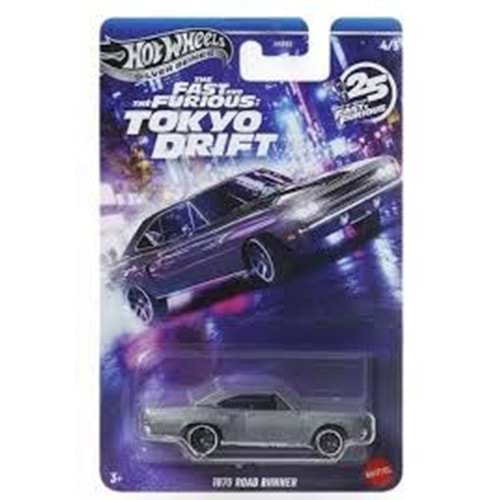 Hot Wheels 2025 Silver Fast & Furious Tokyo Drift 1970 Road Runner
