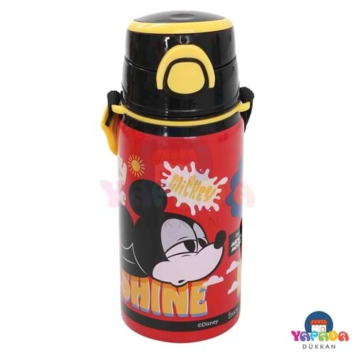 Frocx Disney Mickey Mouse Salto R&S 500 ml Kırmızı Çelik Matara