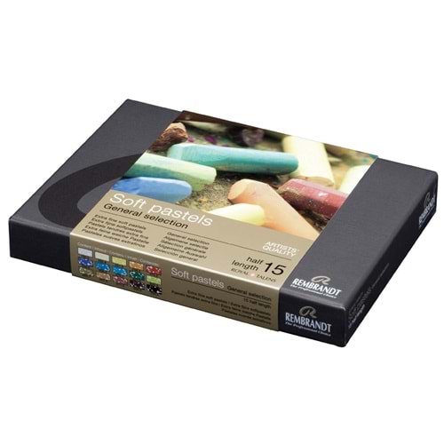 Talens Rembrandt Soft Pastel Boya Yarım Boy 15 Renk Set