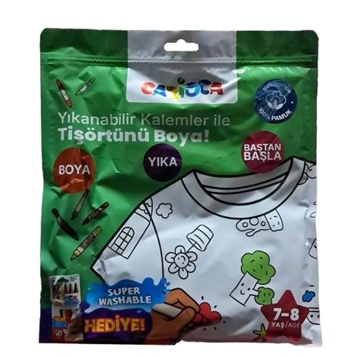Carioca Pijama Boyanabilir Keçeli Kalem Hediyeli 7-8 Yaş