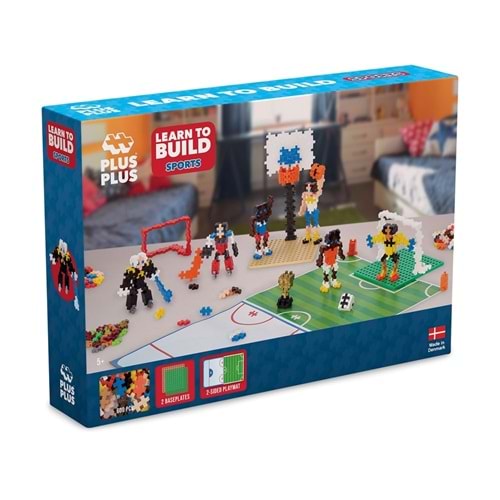 Plus-Plus - Learn to Build - Sports 600 Parça