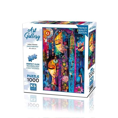 Ks Games 1000 Parça Puzzle Indian Woman