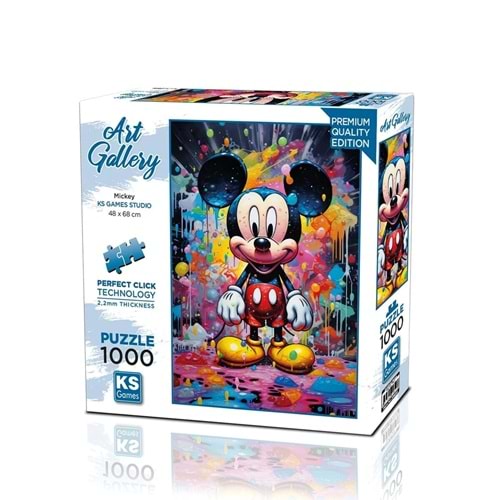 Ks Games 1000 Parça Puzzle Mickey Colorfull