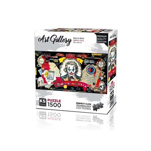 Ks Games 1500 Parça Puzzle Back To Black