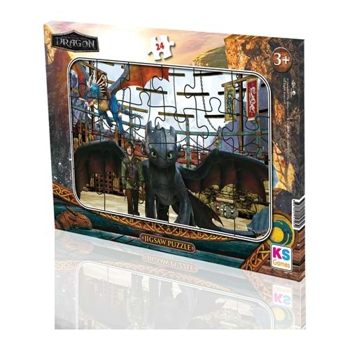 Ks Games 24 Parça Frame Puzzle How To Traın Your Dragon