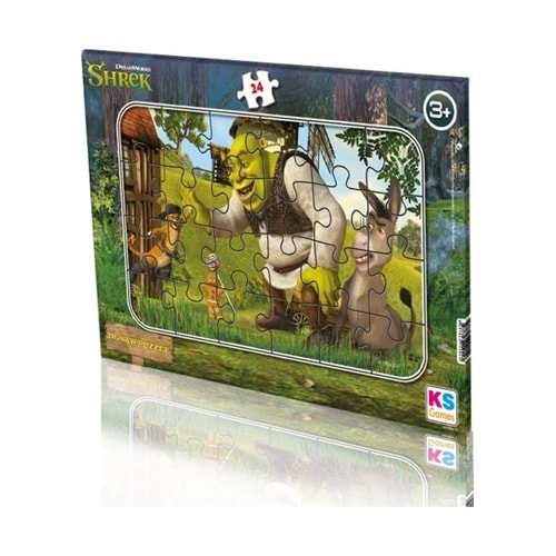 Ks Games 24 Parça Frame Puzzle Shrek
