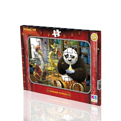 Ks Games 24 Parça Frame Puzzle Kung Fu Panda