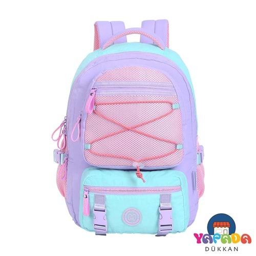 Marshmallow Caramello 65570 43 x 33 x 16 cm Laptop Bölmeli Çok Renkli Okul Sırt Çantası