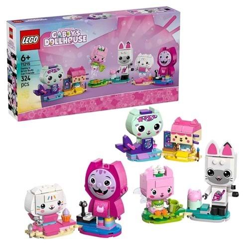 Lego Gabbynin Brick-Built Kedi Arkadaşları 324 parça +6 yaş 11215