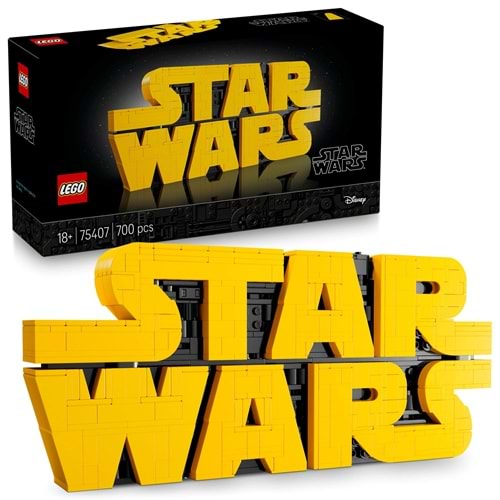 Lego ® Parçalarla Yapılan Star Wars™ Logosu 75407