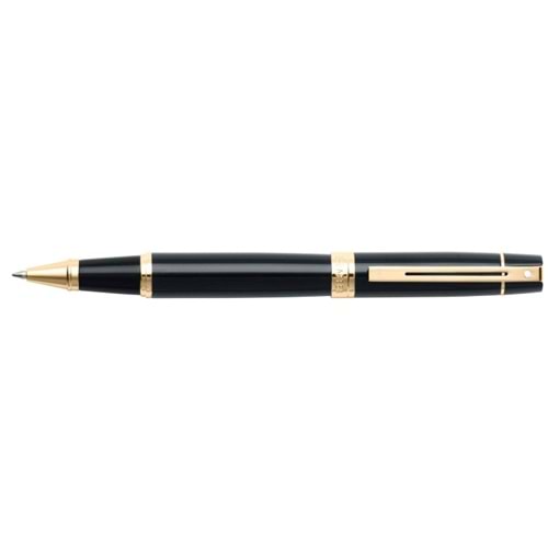 Sheaffer 9325-1 300 Serisi Roller Kalem Parlak Siyah Altın