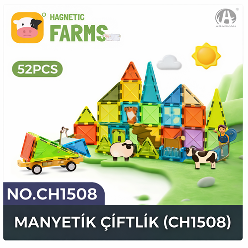 CH1508 Manyetik Çiftlik Seti 52 Parça (5,5 cm)