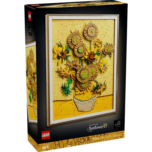 LEGO Art Vincent van Gogh Ayçiçekleri 2615 Parça 31215