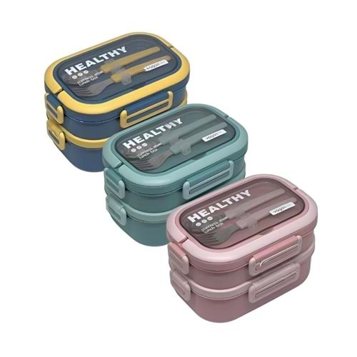 Vagonlife Çelik Vgn-6715 Beslenme Kutusu 1330 Ml Lunchbox