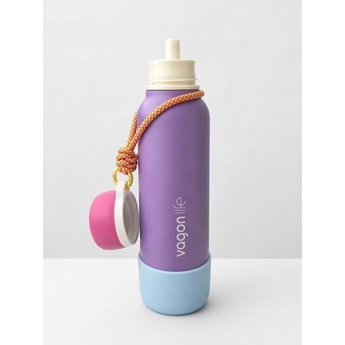 Vagonlife VGN-1106 750 ml Çelik Termos Mor