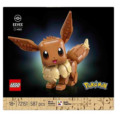 LEGO Pokémon Eevee Yapım Seti 72151