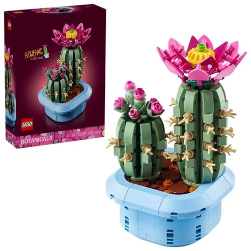 LEGO Botanicals Çiçekli Kaktüs Yapım Seti 11509