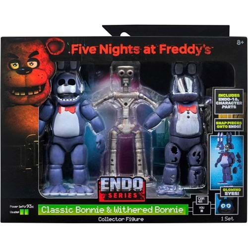Five Nights at Freddy's - Endo Series - Skeleton with Classic Bonnie and Withered Bonnie Costume Pieces