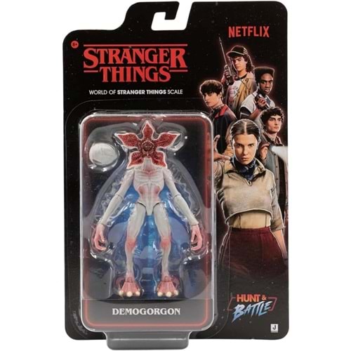 Jazwares Stranger Things STRT0012 - Demogorgon (5. sezon) – 10 cm büyüklüğünde ve hareketli figür aksesuarlı