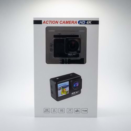 4K Aksiyon Kamera 1080P 30FPS WiFi 2 0 Sualtı Su Geçirmez Kask Video Kayıt KameraGl r-V8 Kamera