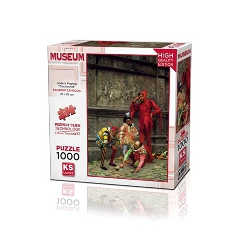 KS Puzzle Jesters Playing Cochonnet 1000 Parça Puzzle -20662