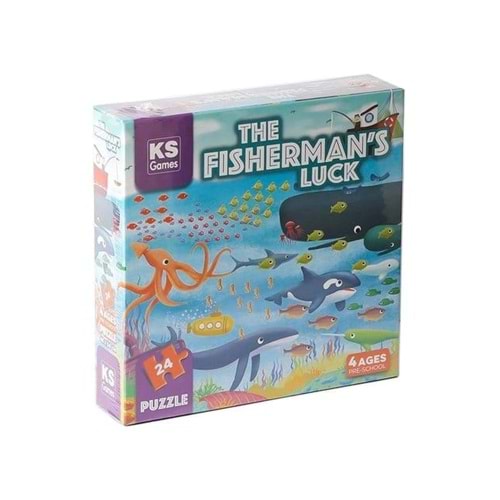 Ks Puzzle 12 Parça The Fisherman S Luck Pre-School Puzzle