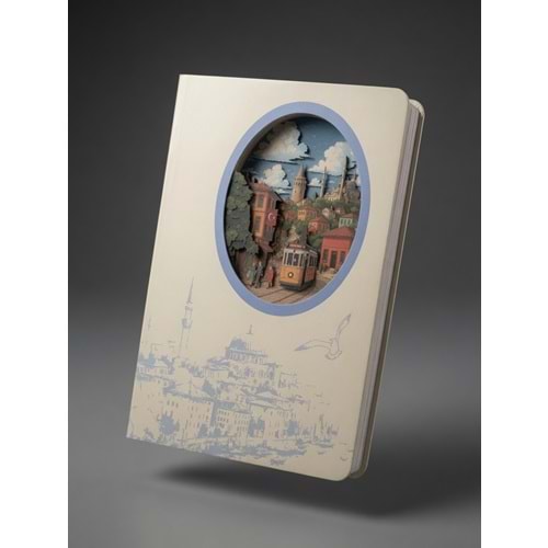Vagonlife 3D İstanbul Temalı Defter