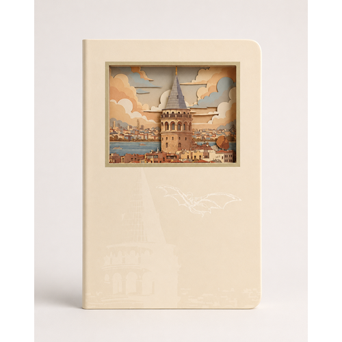 VagonLife 3D Galata Köprüsü Temalı Defter VGN-N106