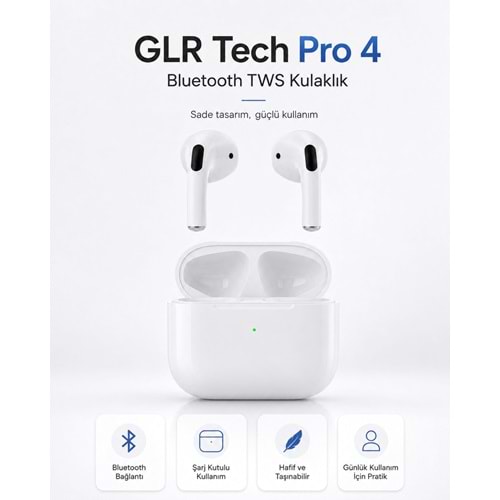 GLR Tech Pro 4 Bluetooth TWS Kulaklık
