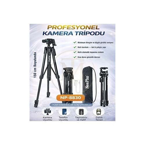 GLR Tech NP-8830 Tripod Selfie Çubuğu