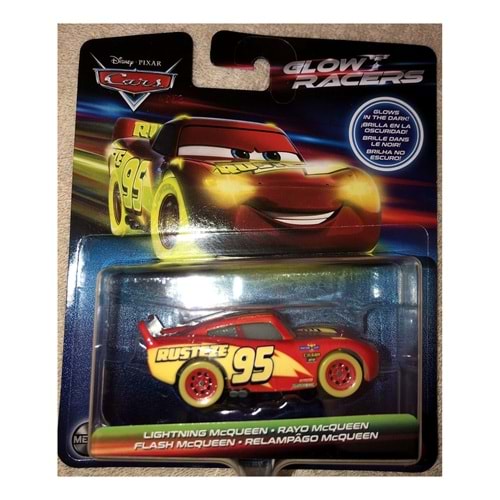 Disney Pixar Cars Karanlıkta Parlayan Yarışçılar Tekli Araç (F)