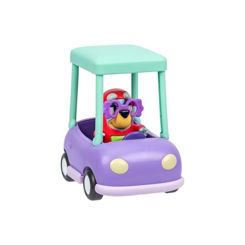 Moose Toys Bluey Büyükannenin Arabası ve Janet Figürü