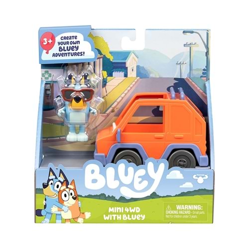Moose Toys Bluey Figürü ve 4x4 Araç Seti